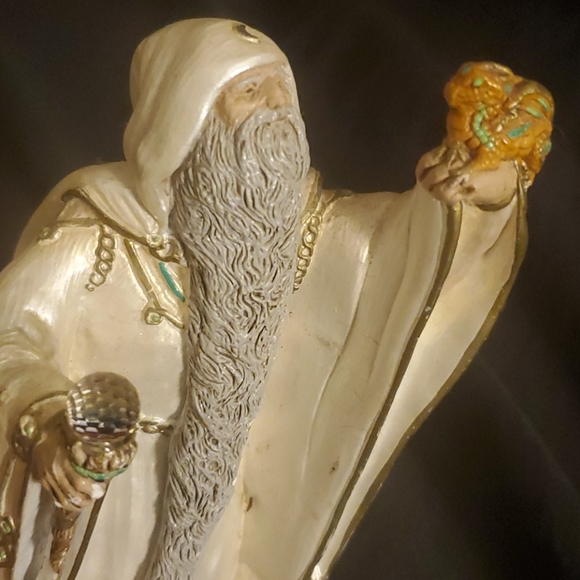 Wizard with baby dragon statuette 1986 Pena - Picture 7 of 9